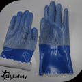 SRSAFETY Gants en nitrile bleus en jersey pour nettoyer le poisson